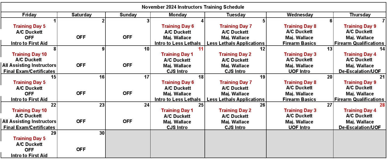 nov-training